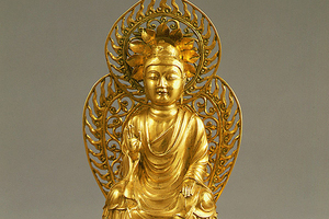 경주 구황동 금제여래입상